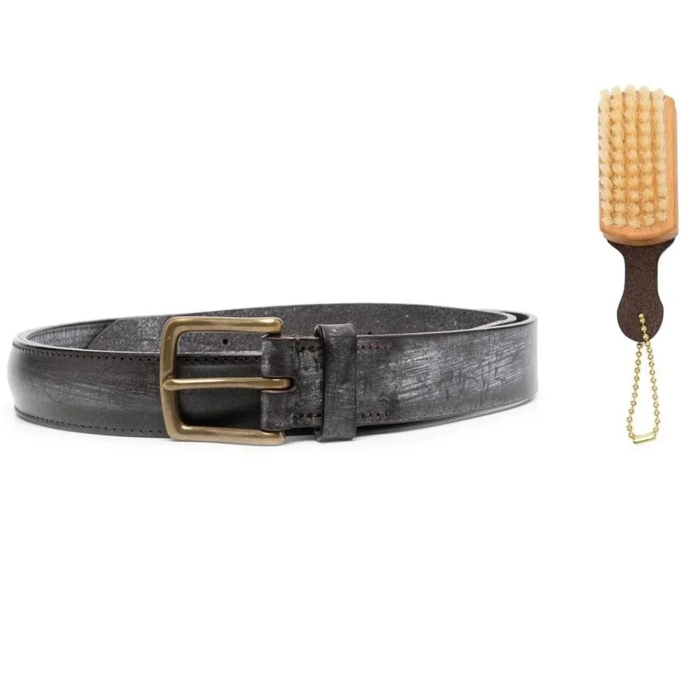 Polo Ralph Lauren Whitehouse Cox Teak Brown Men Leather Belt